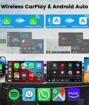 CarlinKit 5.0 Mini Ultra Draadloze Adapter voor Android Auto & CarPlay