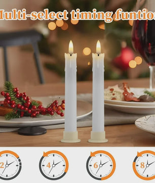LED Flamlamp Kaarsen (6/18/24 stuks) met Afstandsbediening - Veilige Sfeerverlichting
