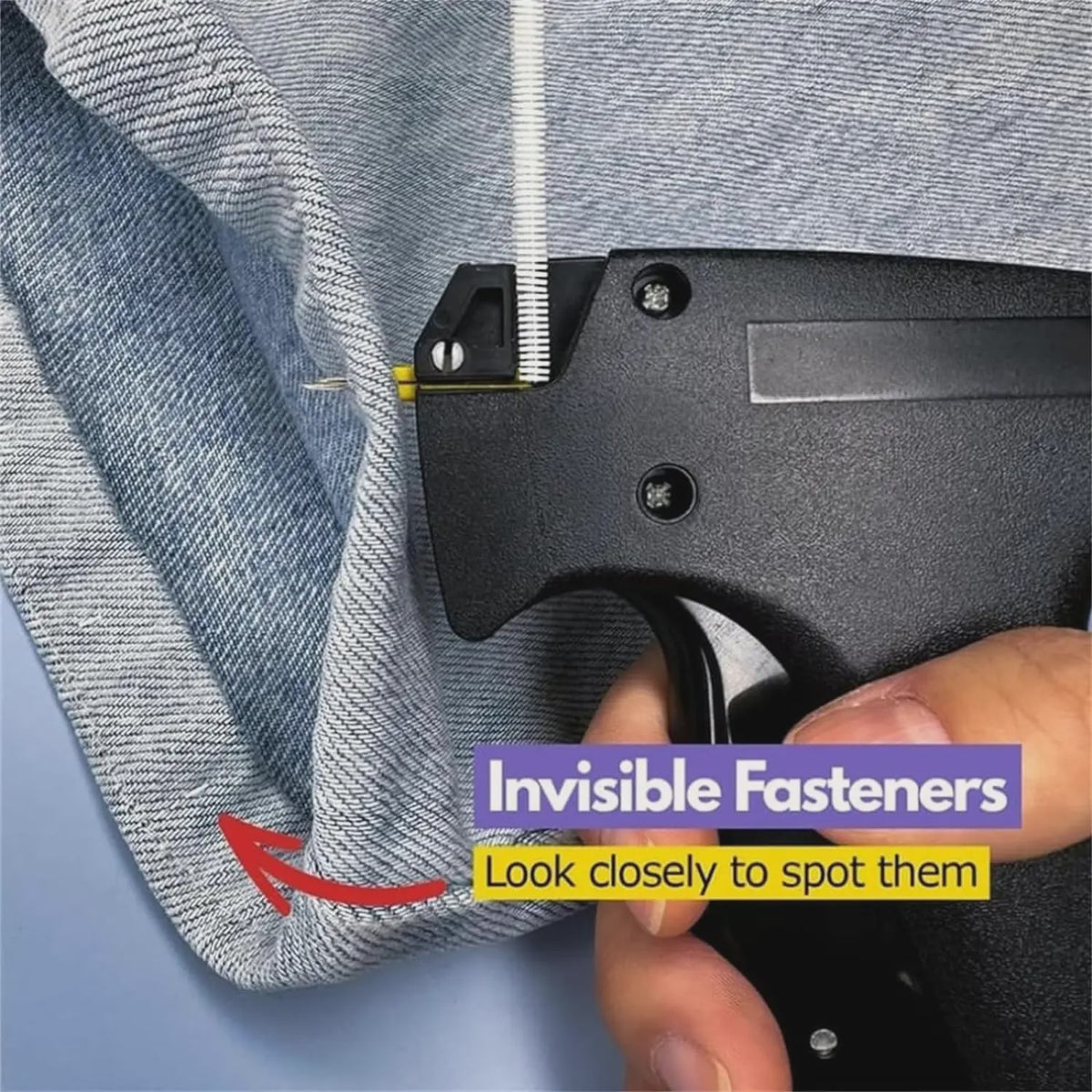 Snelle Kleding Tagging Gun: Mini Naai- en Hemden Tool voor Directe Reparaties