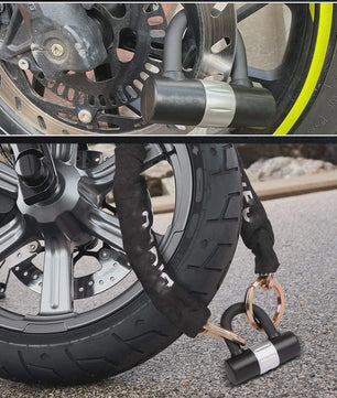 Heavy Duty U-Lock 16mm Fiets & Motor - Anti-diefstal Sluiting met 2 Sleutels