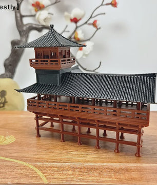 Miniatuur Japanse Paviljoen Decoratie - Zen Tuin, Aquarium & Bonsai Ornament