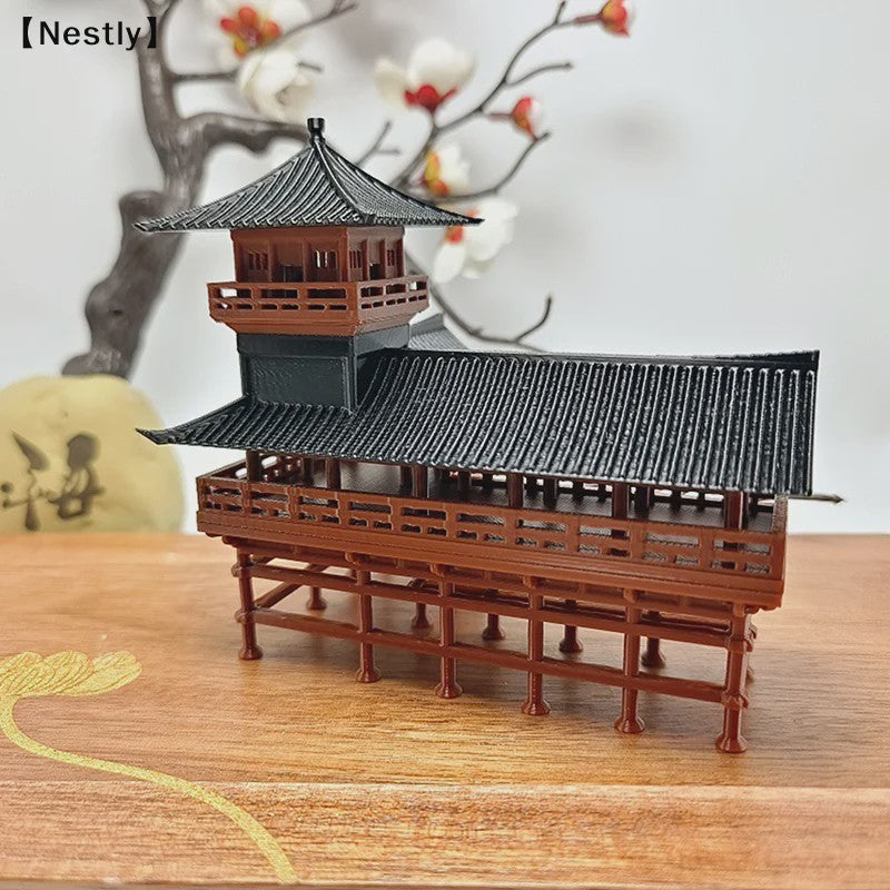 Miniatuur Japanse Paviljoen Decoratie - Zen Tuin, Aquarium & Bonsai Ornament