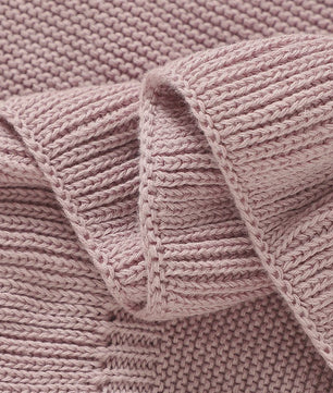Zachte Gebreide Baby Deken 90x70cm - Wikkeldeken voor Kinderwagen, Ledikant & Reiswieg