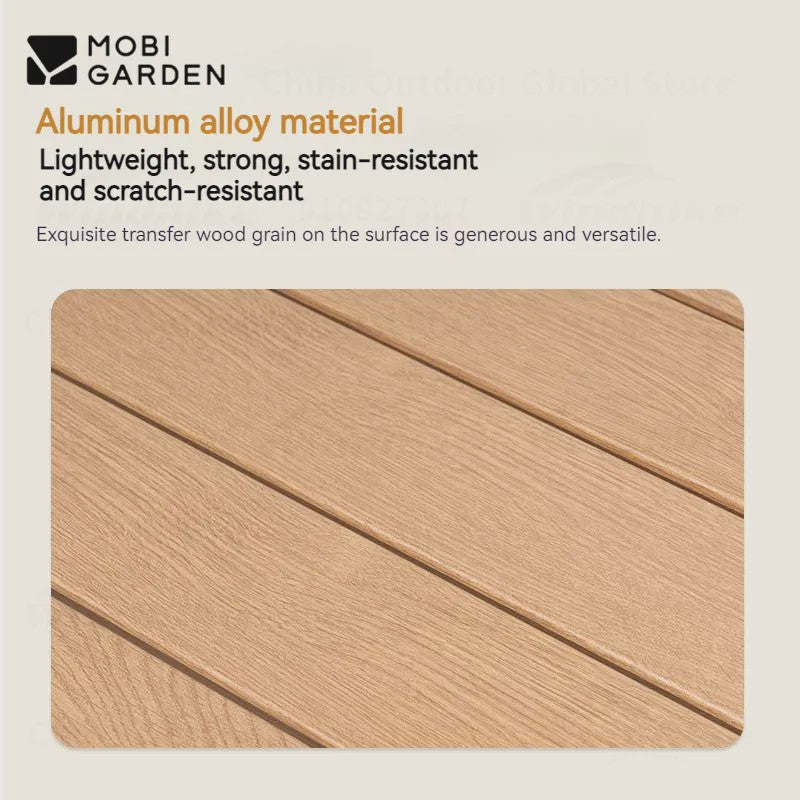 Mobi Garden X-Type Aluminium Campingtafel - Lichtgewicht, Opvouwbaar & Verstelbaar