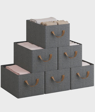 Opvouwbare Stoffen Opbergboxen (3/5/6 Stuks) - Organizer voor Kleding, Speelgoed & Kast