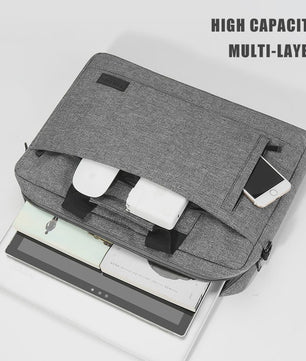 Waterdichte Laptoptas 13-17.3 Inch met Schouderband & Handvat - Bescherming & Opbergruimte