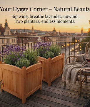 Houten Verhoogde Plantenbak 30x30x30 cm - Stevig Hout voor Tuin & Terras