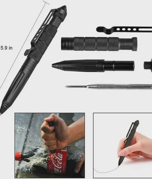 Tactische Multifunctionele Pen - Noodgereedschap & Glassnijder