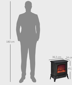 Decoratieve Elektrische Sfeerhaard met Thermostaat en Oververhittingsbeveiliging - 20-25m²