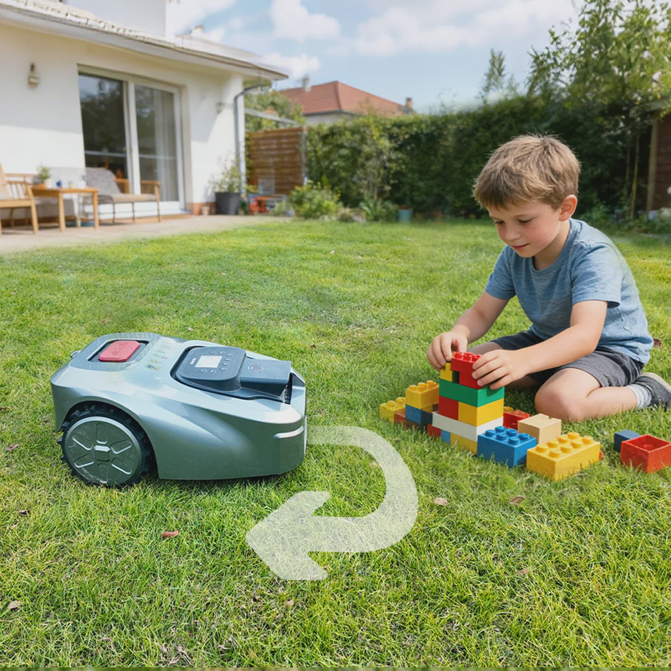 ISWARD GS Robotmaaier: Draadloos, 1000m², RTK+AI Vision, App-bediening, GPS Anti-diefstal