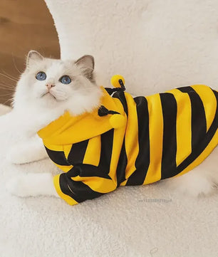 Schattige Bijten Honden & Katten Hoodie - Winter Kleding & Cosplay Outfit