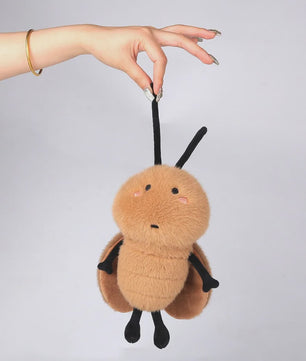 Grappige Kakkerlak Knuffel - Schattig Pluche Speelgoed Cadeau & Hanger