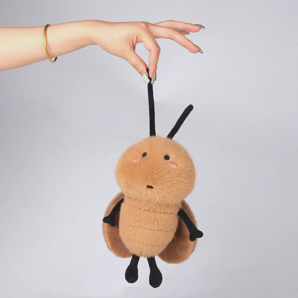 Grappige Kakkerlak Knuffel - Schattig Pluche Speelgoed Cadeau & Hanger