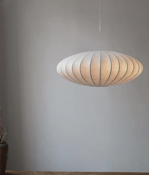Wabi Sabi Zijden Hanglamp - Sfeervolle Plafondlamp voor Woon- en Eetkamer