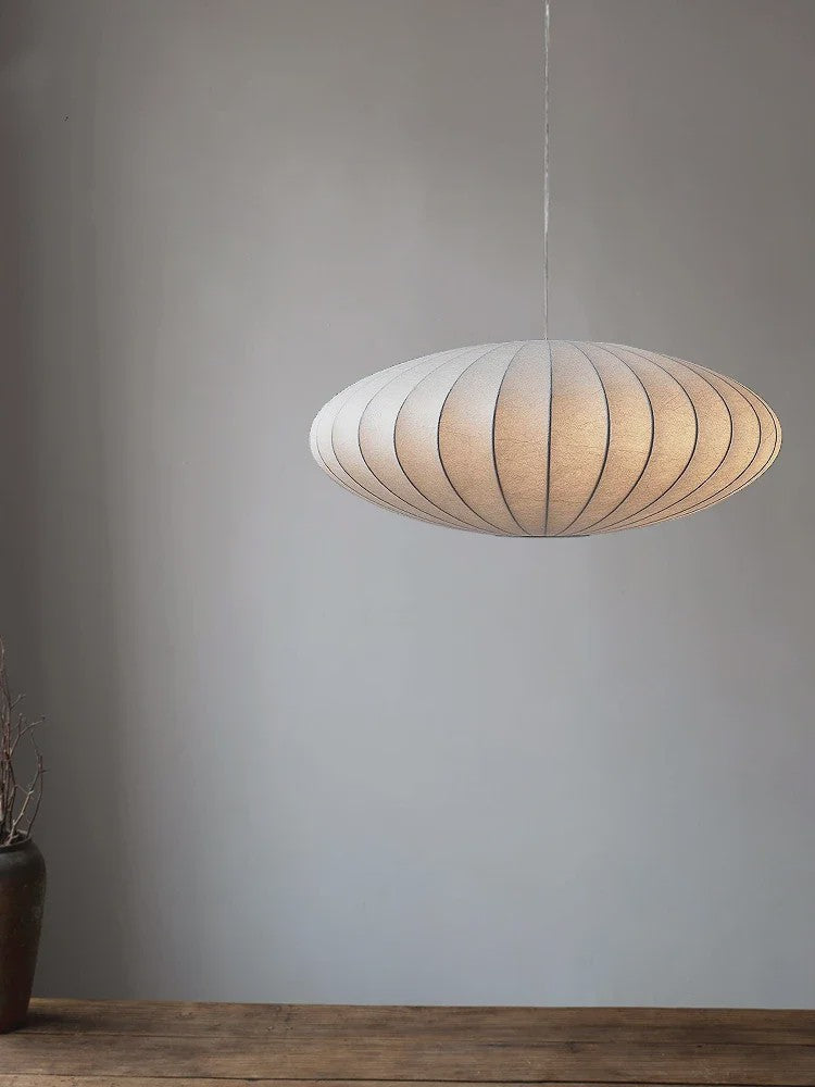 Wabi Sabi Zijden Hanglamp - Sfeervolle Plafondlamp voor Woon- en Eetkamer