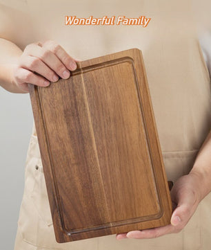 Houten Snijplank Set - Beech & Walnut - Keukenblok voor Vlees, Kaas & Groenten