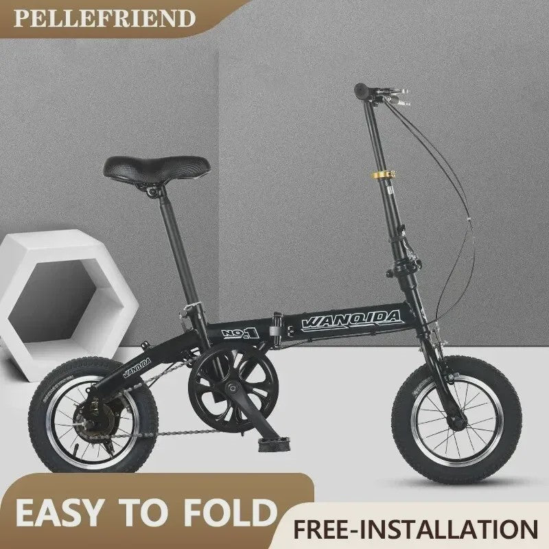 Opvouwbare Mountainbike - Lichtgewicht High-Carbon Staal, 200kg Draagvermogen