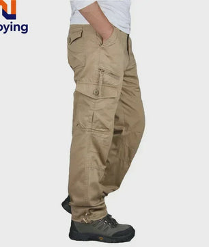 Heren Cargo Broek - Comfortabele Outdoor & Wandelbroek met Meerdere Zakken
