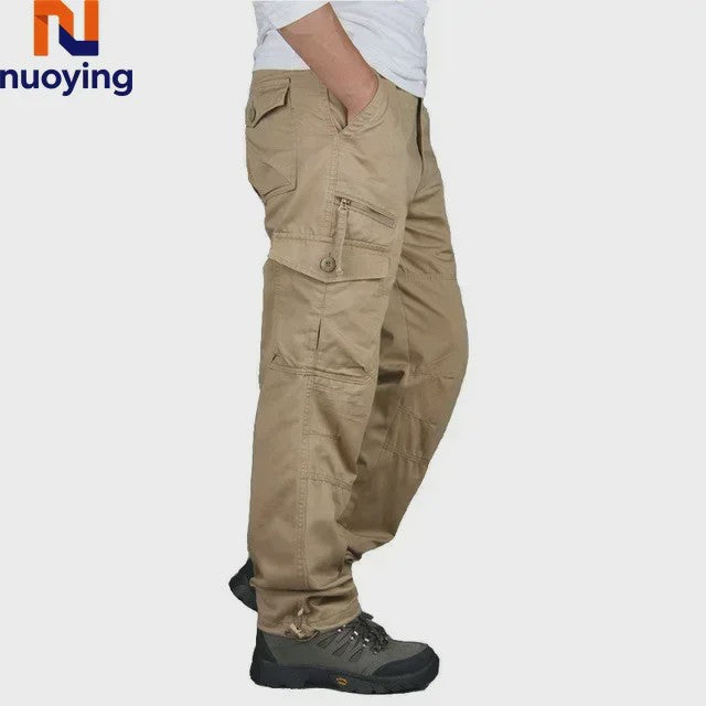 Heren Cargo Broek - Comfortabele Outdoor & Wandelbroek met Meerdere Zakken
