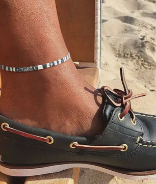 Bohemian Anklet Touw Enkelbandje - Handgemaakt, Verstelbaar, Strand & Vakantie