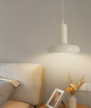 Moderne Paddenstoel Hanglamp Cream Style - Sfeervolle Verlichting voor Slaapkamer & Hotel