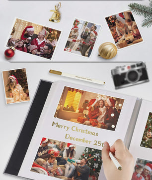 Linnen Fotoalbum Zelfklevend - DIY Scrapbook voor 2x3 tot 8x10 Inch Foto's