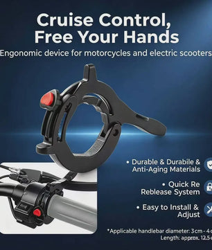 Universele Cruise Control Clip voor Motorfiets Gashendel - Comfortabel Rijden