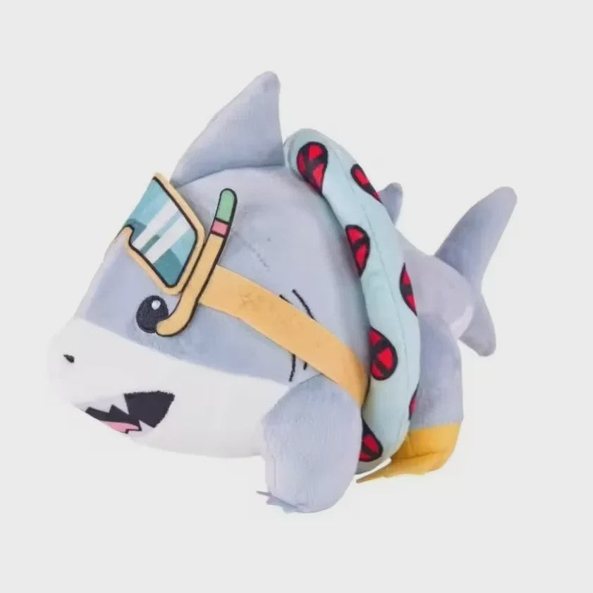Jeff de Land Shark Pluche Knuffel - Zacht Anime Speelgoed voor Kinderen & Decoratie