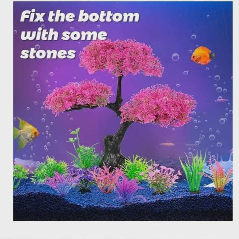 Set Kunstplanten Aquarium Decoratie - Levendige Kleuren voor Vistank