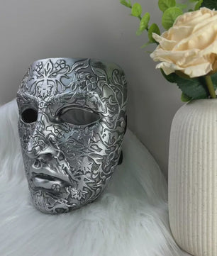 Handgemaakte Resin Masker: Halloween, Easter & Cosplay - Baldwin IV Stijl