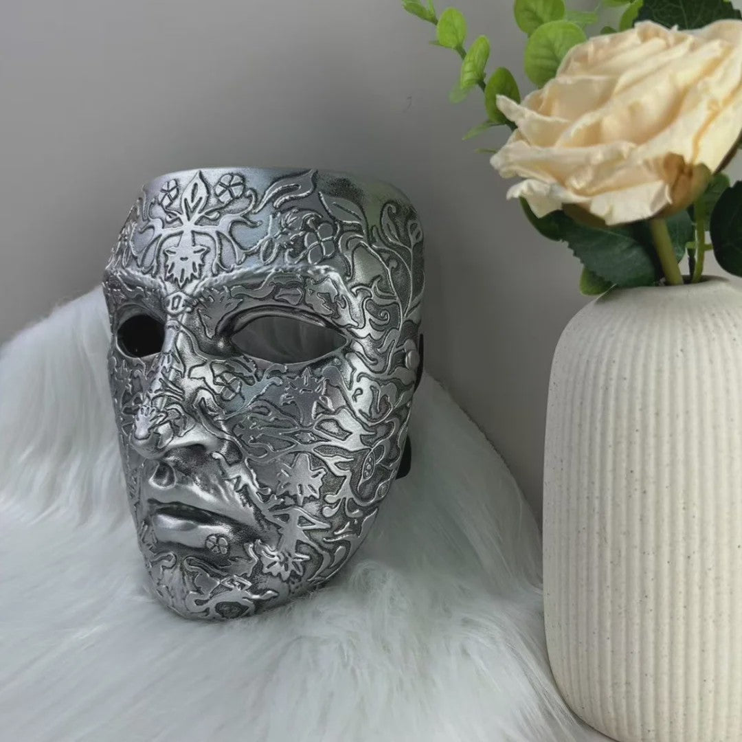 Handgemaakte Resin Masker: Halloween, Easter & Cosplay - Baldwin IV Stijl