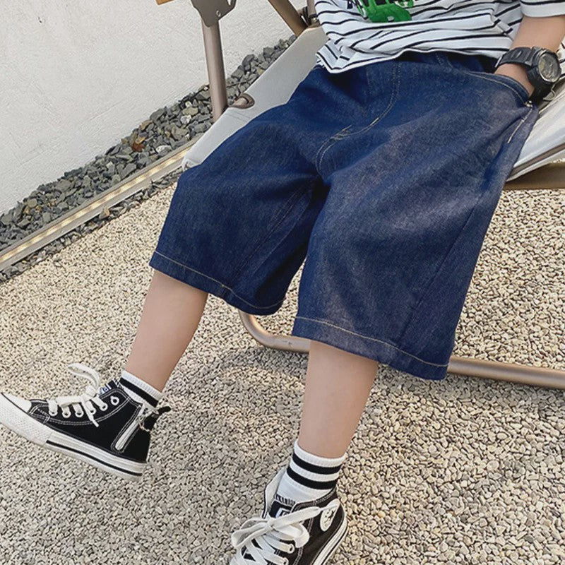 Zomerse Denim Shorts voor Jongens | Comfortabele Losse Pasvorm | 3-12 Jaar