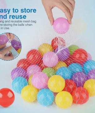 Vrolijke Ocean Ballen Speelgoed - Zachte Plastic Ballen voor Binnen en Buiten Plezier