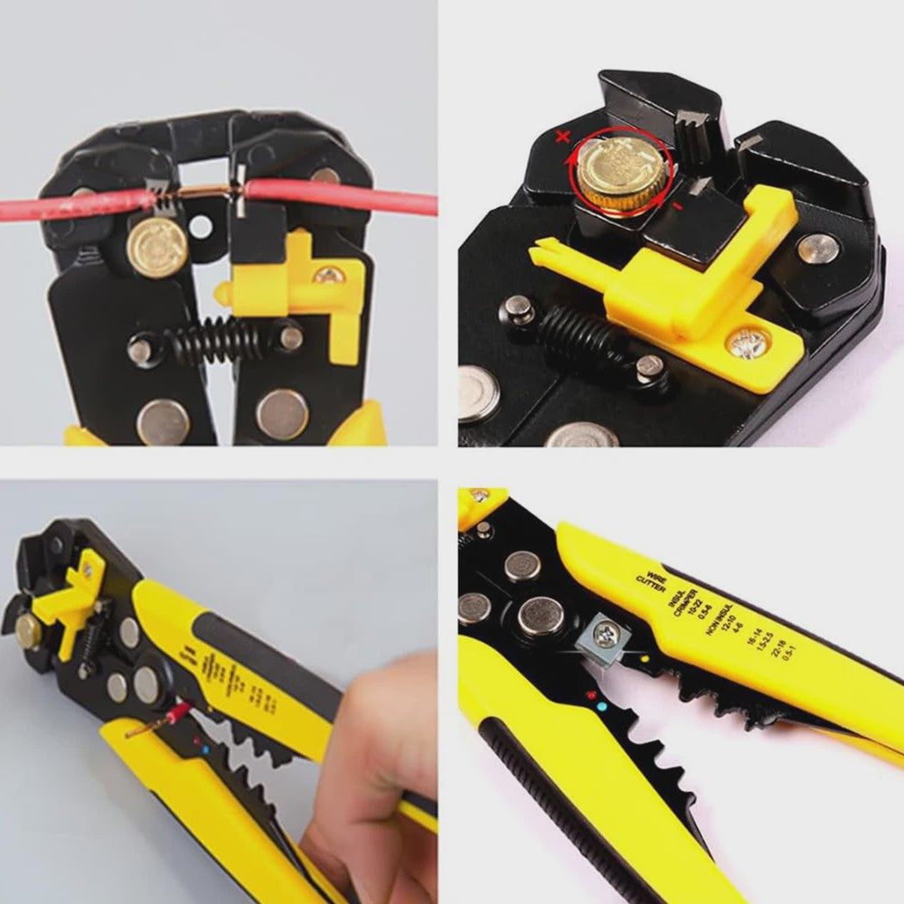 Professionele Automatische Draadstripper, Kniptang en Krimptang voor Elektriciens