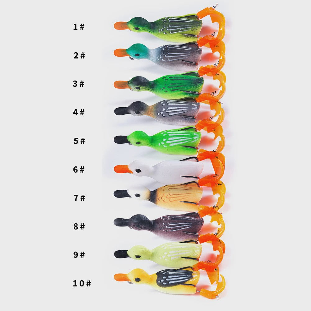 Realistische Eenden Vissen Lokaas - 8.5cm, 12g - Perfect voor Baars, Karper & Snoek