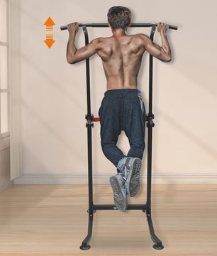Krachtstation Power Tower: Multifunctioneel Dip Station & Pull-up Bar voor Thuis Fitness