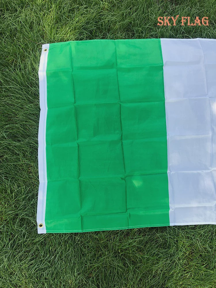 Ierse Vlag 90x150cm Polyester - Groen Wit Oranje