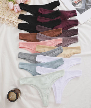 15-Delige Set Dames String Broekjes - Katoen, Sexy & Comfortabel Ondergoed