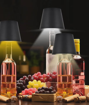 Draadloze Fles Tafellamp met USB, Touch Control & 3 Kleuren - Sfeervolle Verlichting
