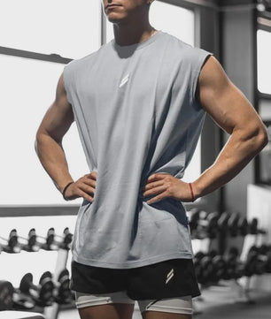 Heren Tanktop Zonder Mouwen - Sneldrogend & Ademend voor Fitness en Sport