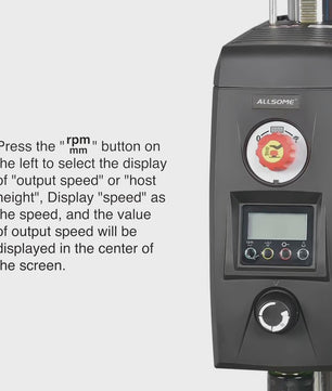 ALLSOME BG-518801 6-Speed Benchtop Boormachine met Digitale Display en Laser