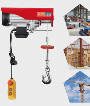 Elektrische Takel 800/1000kg - Krachtige Lier voor Werkplaats, Magazijn & Bouw