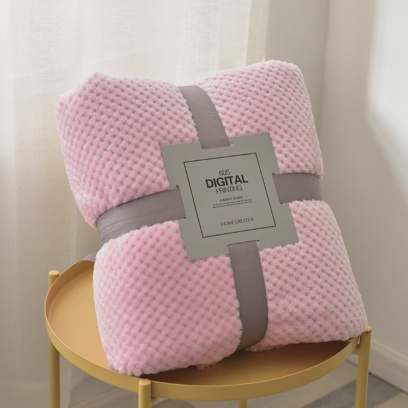 Zachte Fleece Baby Deken - Warm & Comfortabel voor Pasgeborenen, Kinderwagen & Kinderkamer