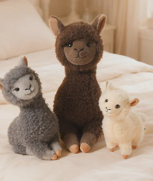 Zachte Pluche Alpaca Knuffel - Schattig Staan Alpacasso Speelgoed voor Kinderen & Meisjes
