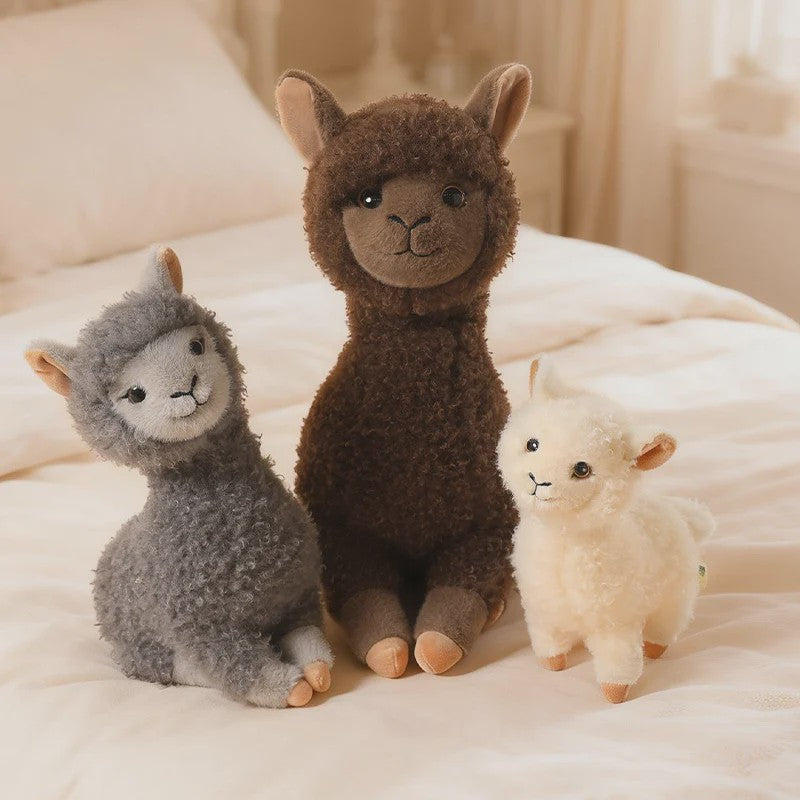 Zachte Pluche Alpaca Knuffel - Schattig Staan Alpacasso Speelgoed voor Kinderen & Meisjes