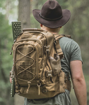 Robuuste Tactische Rugzak 65L - Outdoor, Hiking & Camping - Militaire Stijl