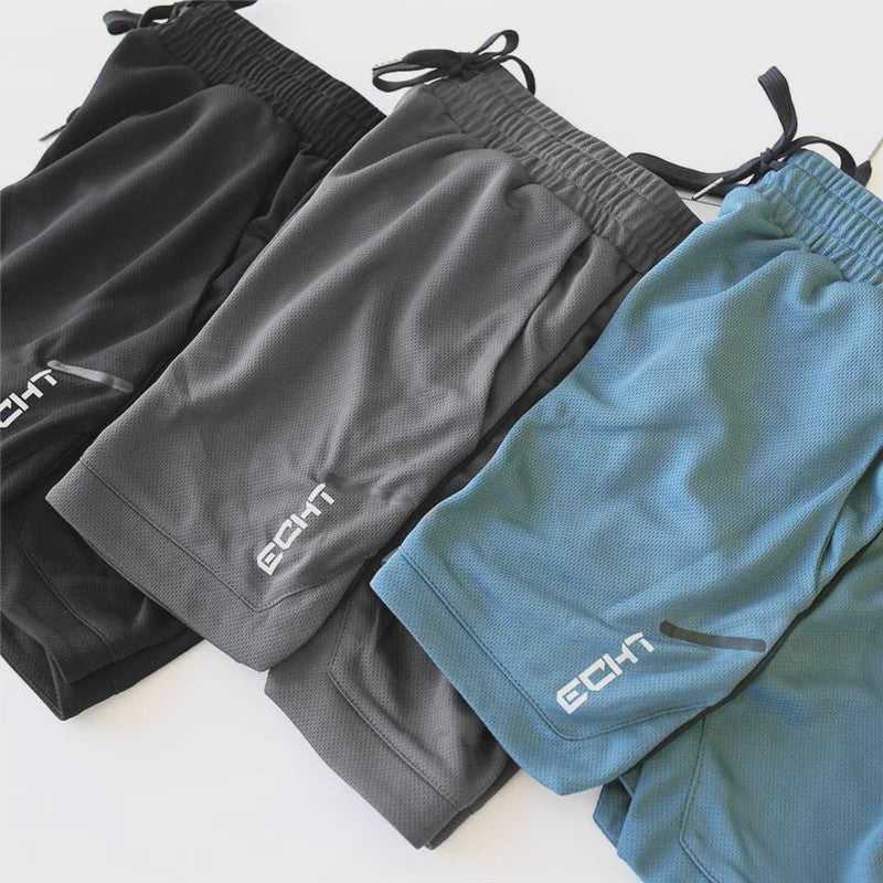 Ademende Mesh Sports Shorts voor Mannen - Ideaal voor Fitness, Training & Casual