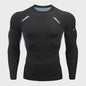 Heren Compressie Sport T-shirt - Sneldrogend en Ademend voor Fitness, Hardlopen & Training