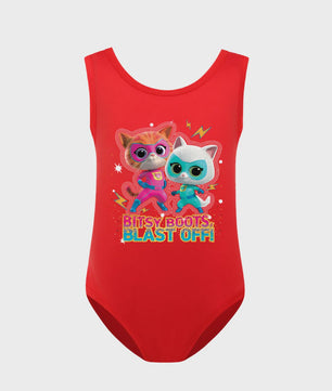 Super Kitties Kinder Zwempakje - Meisjes Badpak met Gabby Katten Print