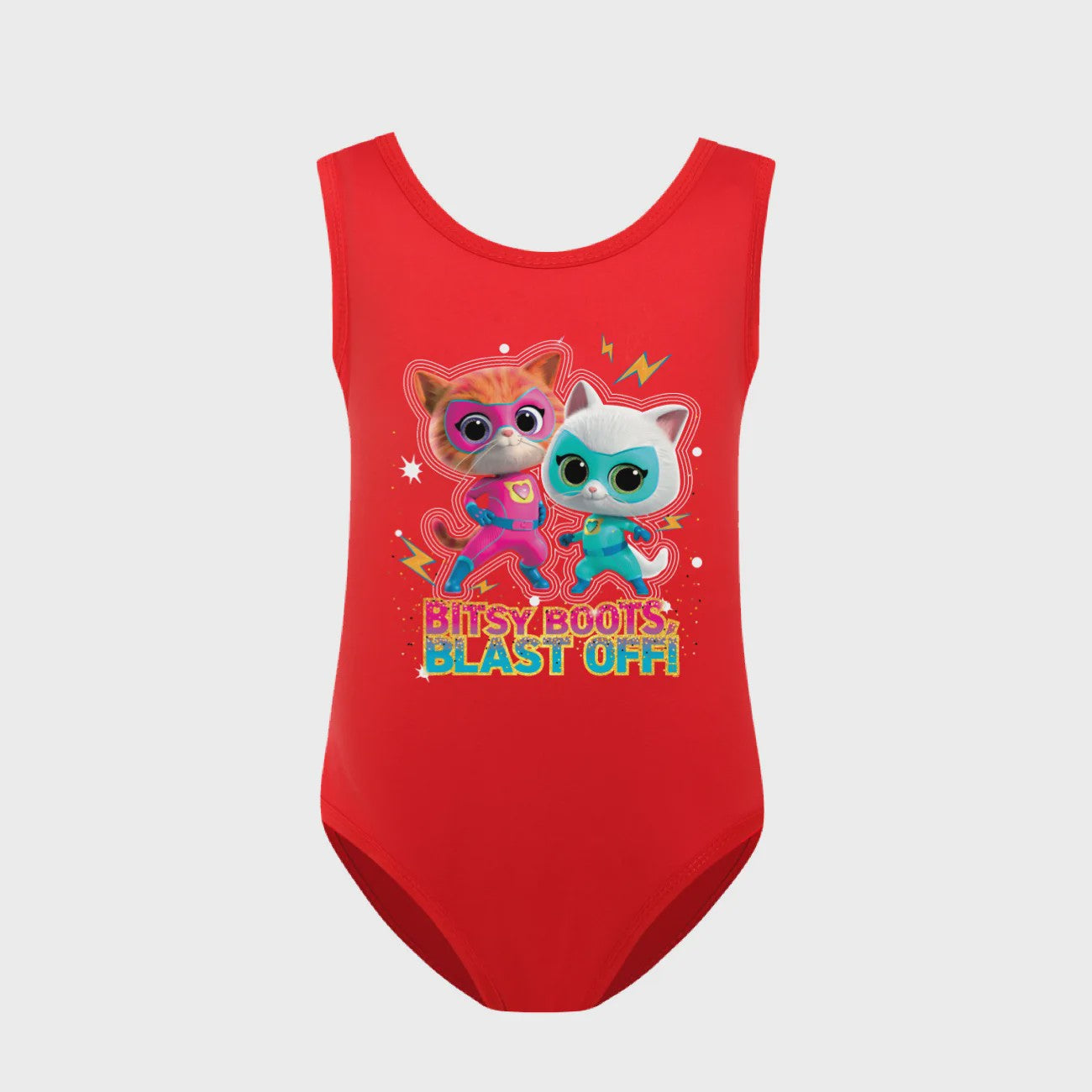 Super Kitties Kinder Zwempakje - Meisjes Badpak met Gabby Katten Print